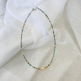 Beaded Single Pearl Necklace