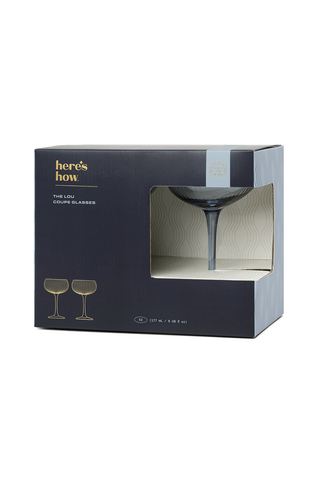 The Lou Coupe Glasses - Blue