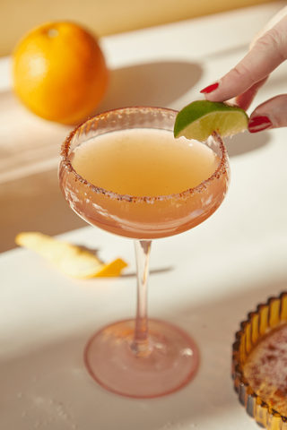 The Lou Coupe Glasses - Blush