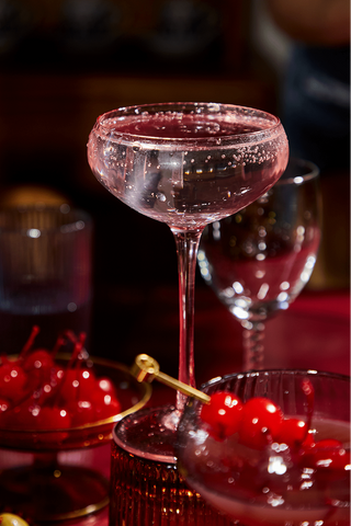 The Lou Coupe Glasses - Blush