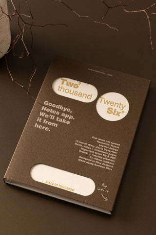 2026 A5 Weekly Diary - Cream