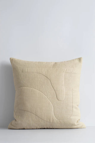 Mila Feather Filled Cushion - Nougat