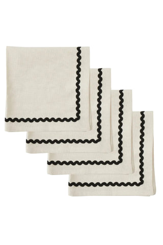 Orla Ivory Napkin Set – Set of 4