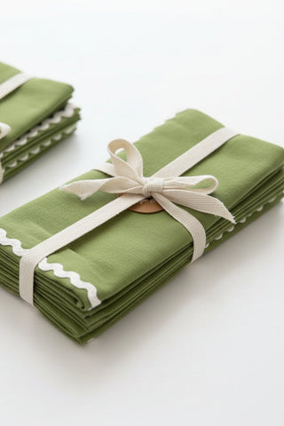 Orla Olive Napkin Set – Set of 4