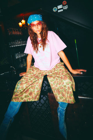 The DJ Cat Tee - Pink