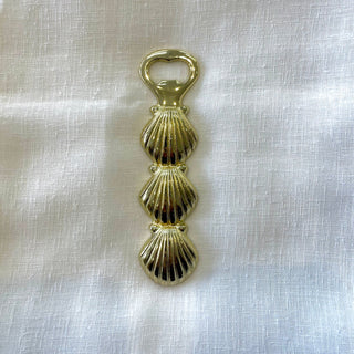 Brass Bottle Opener - Clam Shell