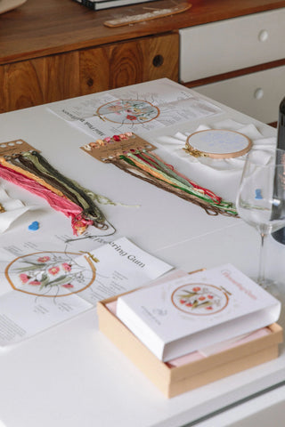 Embroidery Kit - Mini Lobster