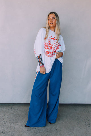 The Raving Heart Pants - Blue