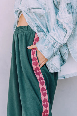 The Raving Heart Pants - Green
