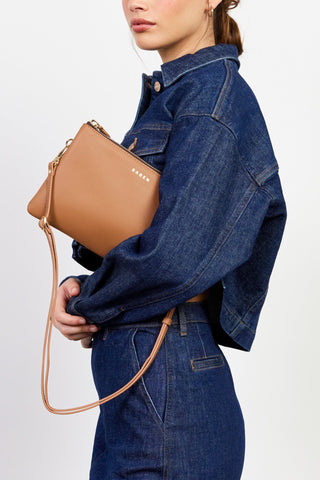 Tilly Big Sis Crossbody Bag - Toffee