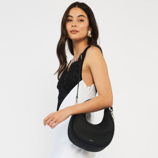 Halle Mini Bag - Black Bubble