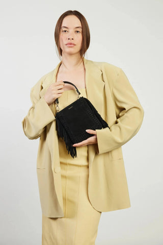Coco Mini Bag - Black Suede