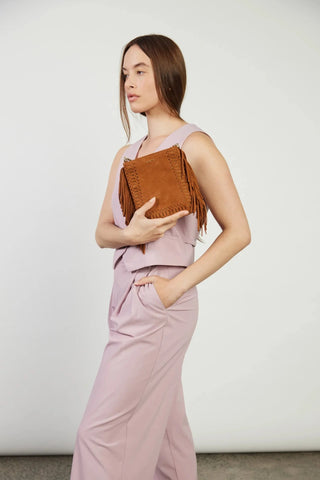 Coco Mini Bag - Tan Suede