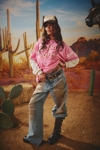 Neigh Sayer Tee - Pink