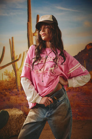 Neigh Sayer Tee - Pink