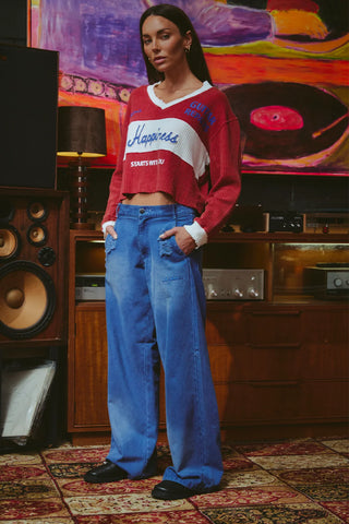 **COMING SOON** The Happiness Top - Maroon