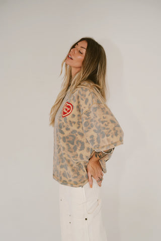 Sorry Mom Tee - Leopard