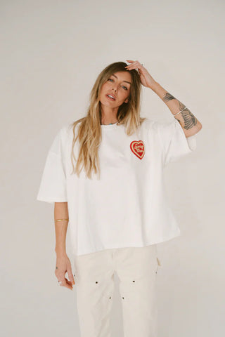 Sorry Mom Tee - White