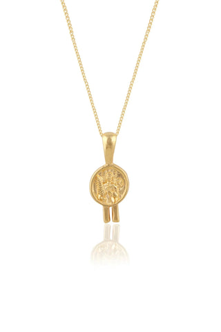 Saint Valentine - Saint of Love Necklace - Gold