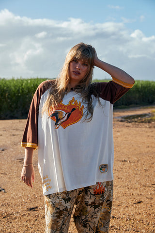 The Very Oversized Lucky Duck Raglan Tee
