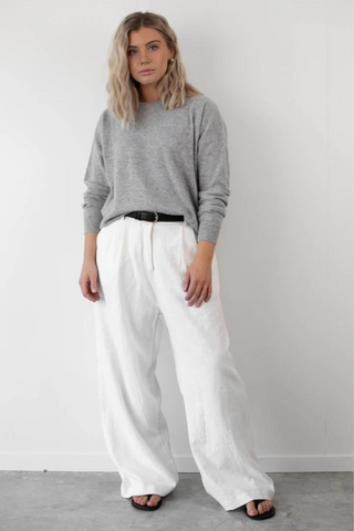 Tailored Pants - White