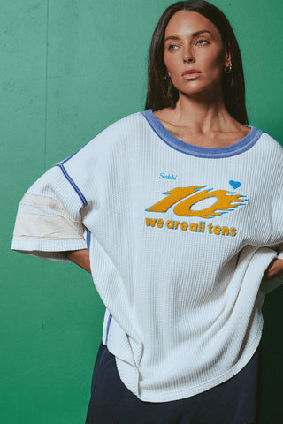 COMING SUNDAY 9PM - The Ten Energy Tee - Off White