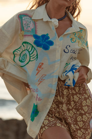 The Don Julio Shirt - Seas The Day - Cream