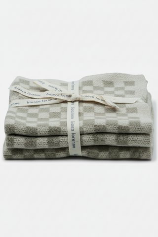 Chekka Washcloths - Taupe