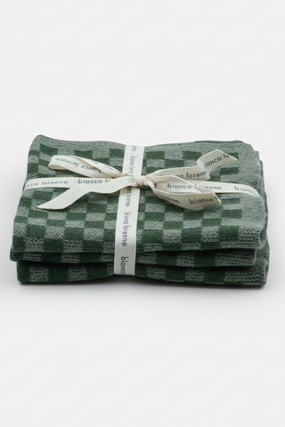 Chekka Washcloths - Sage