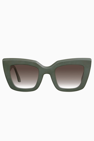 Brigada Sunglasses - Matte Army Green