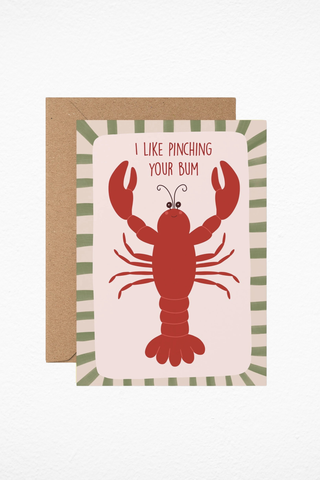 Lobster Love - Funny Greeting Card, Anniversary, Birthday