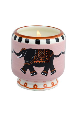 A dopo Elephant Ceramic Candle - Tobacco Vanilla