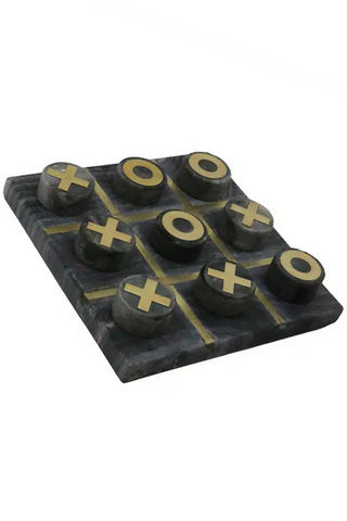 Tic Tac Toe Marble Set - Grey