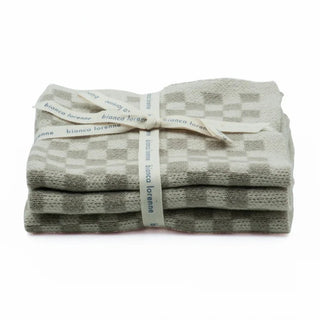 Chekka Washcloths - Taupe