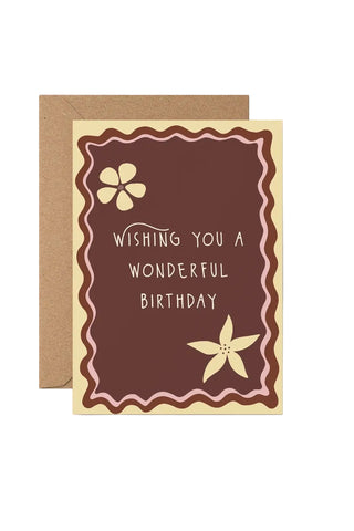 A Wonderful Birthday Card