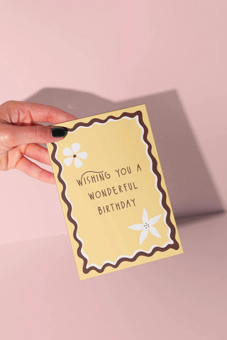 A Wonderful Birthday Card