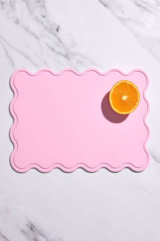 STYLD. Chop. Chopping Boards (Set of 2) Swirl + Solid: Fairy Floss