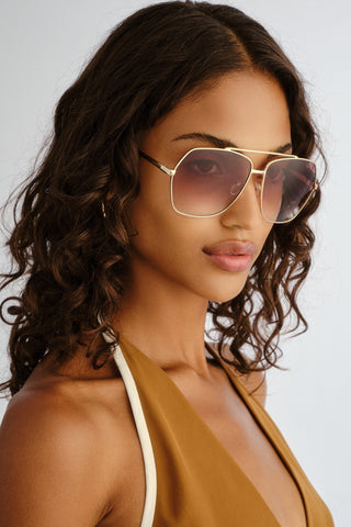 Celestine Sunglasses - Gold/Sand