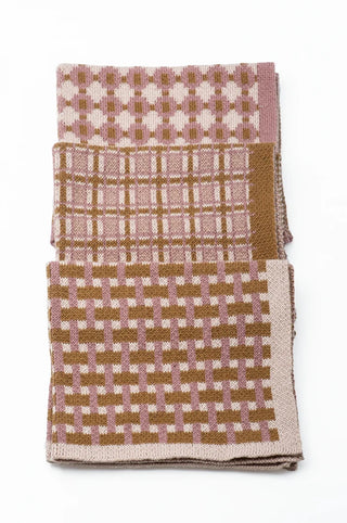 Basento Rose Gold Washcloths - Set of 3
