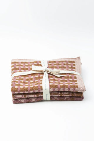 Basento Rose Gold Washcloths - Set of 3