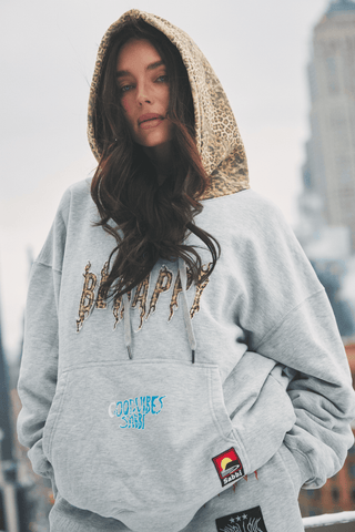 The Be Happy Leopard Hoodie