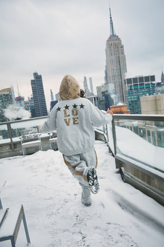 The Be Happy Leopard Hoodie