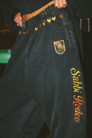 The Be-Youtiful Wide Leg Sweatpants - Black