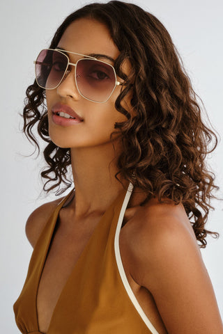 Celestine Sunglasses - Gold/Sand