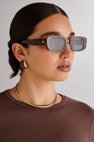 Ceres Sunglasses - Dark Tort Smoke Mono