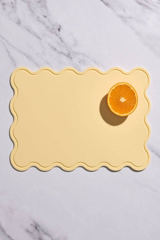 STYLD. Chop. Chopping Boards (Set of 2) Swirl + Solid: Lemonchello