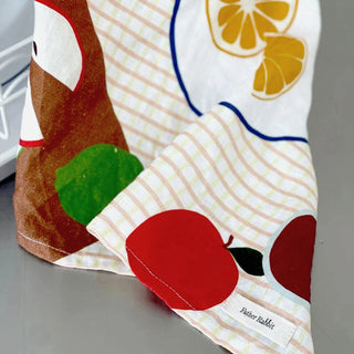 Fruit On Plates Tea Towel