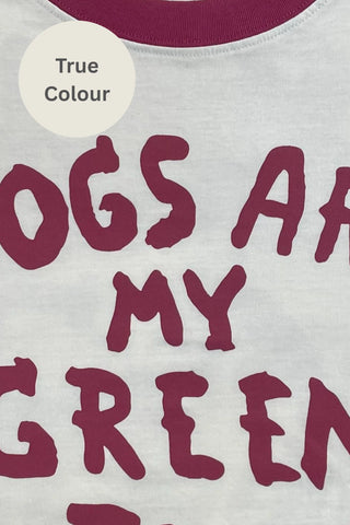 The Very Oversized Green Flag Tee - Off-White