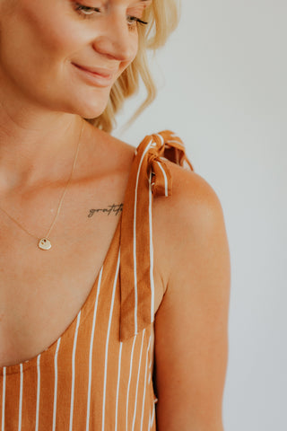 Bonita Shoulder Tie Maxi Dress - Capri