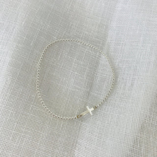 Sterling Silver Beaded Bracelet